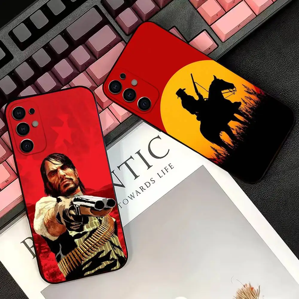 RDR-2-Arthur Morgan Phone Case For Samsung S25,S24,S21,S22,S23,S30,Ultra,S20,Plus,Fe Transparent Cover