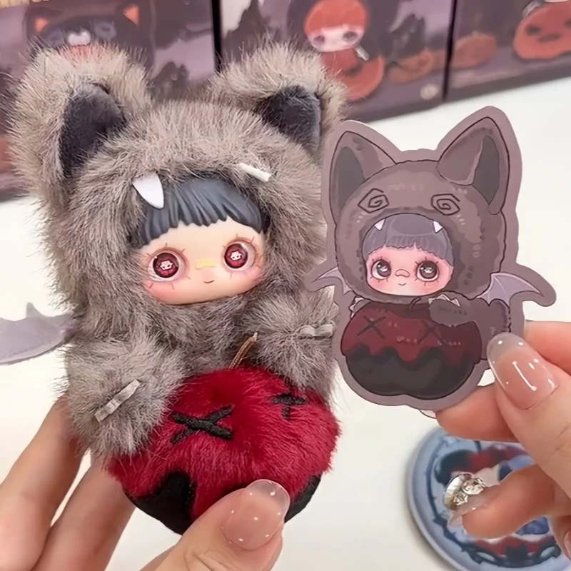 New Hot Maymei Let The Haunting Begin Blind Box Cute Trendy Fluffy Doll Desktop Decoration Mystery Surprise Box Halloween Gifts view 4