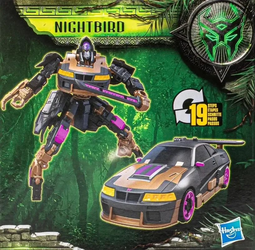 Takara tomy hasbro transformadores filme 7 ascensão dos animais deluxe nightbird figura de ação coleção brinquedos de ornamento colecionáveis