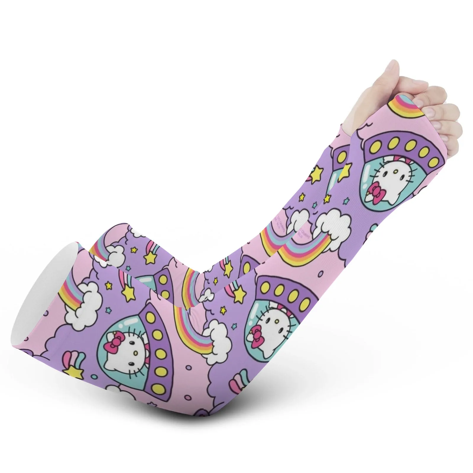 Fundas de hielo de dibujos animados de Hello Kitty Sanrio, adorable y personalizable, protección solar, transpirable y de secado rápido para diversión al aire libre encantadora