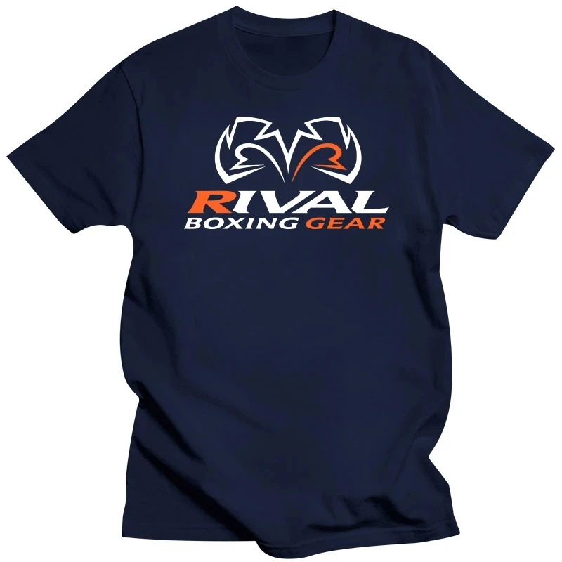 2026 Rival Boxing T-Shirt für Herren und Damen - Schwarz mit Design-Print und Ärmeln