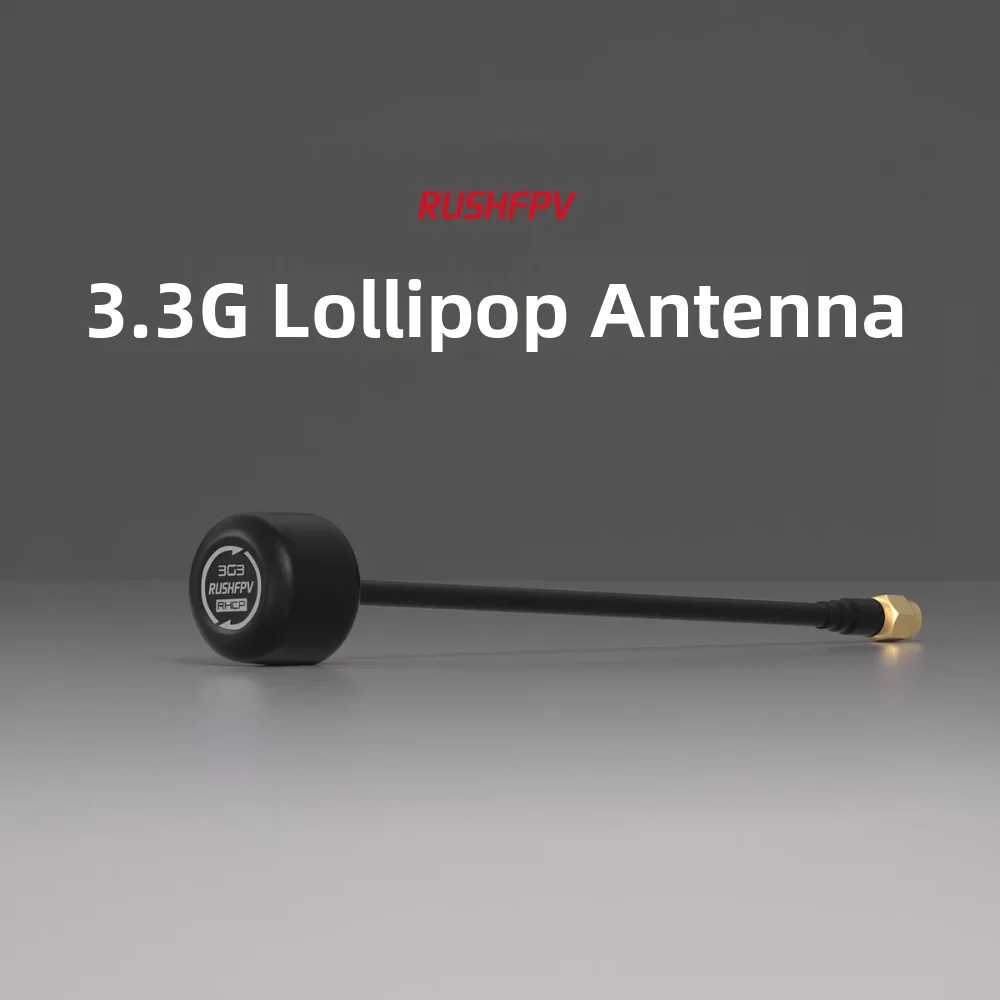 RUSHFPV Lollipop 3.3GHz Directional FPV Antenna LHCP RHCP 2dBi SMA Male For Long Range FPV Drone