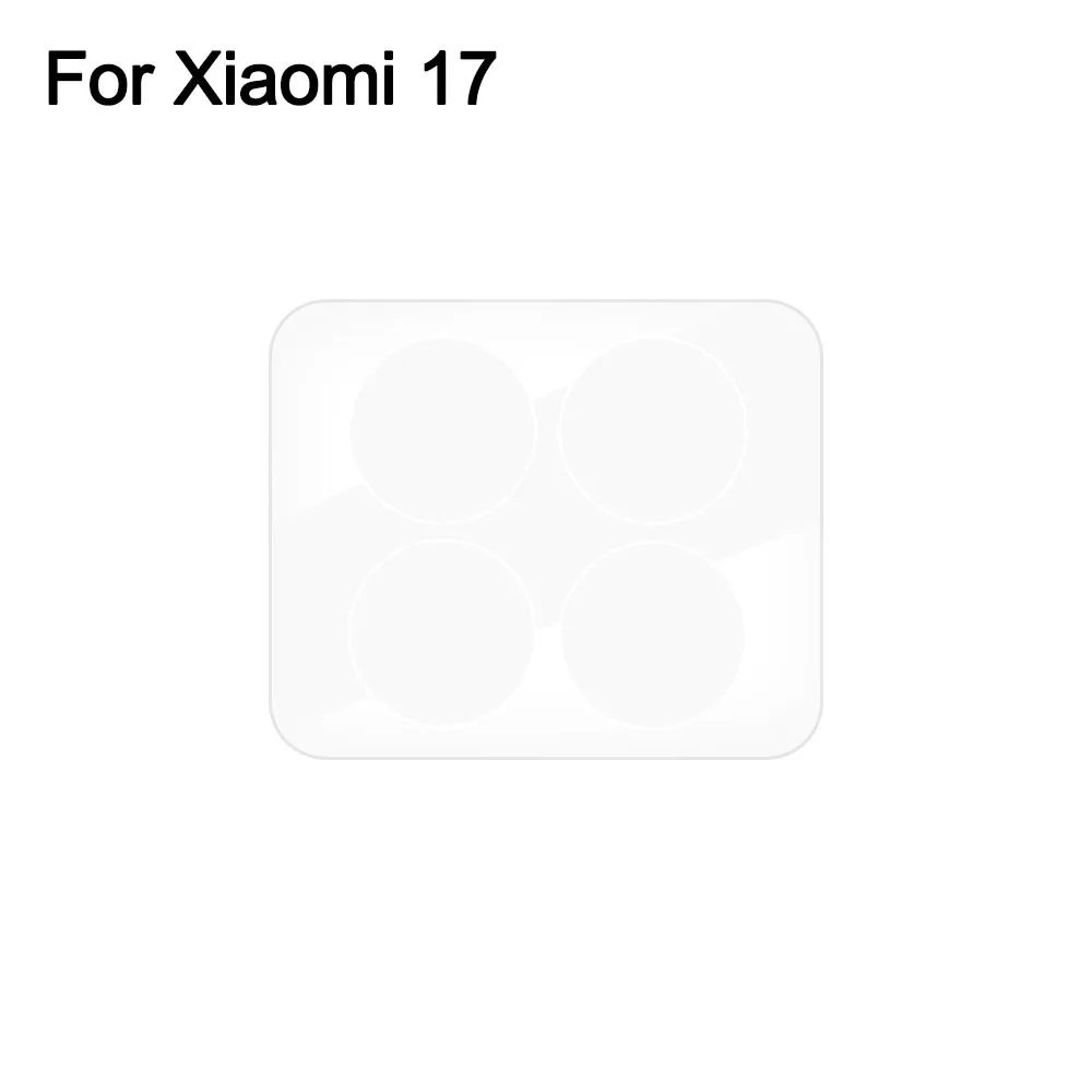 3D Full Coverage Lens Protector 9H HD Metal Tempered Glass Back Camera Protective Film for Xiaomi 17/17Pro/17 Pro Max