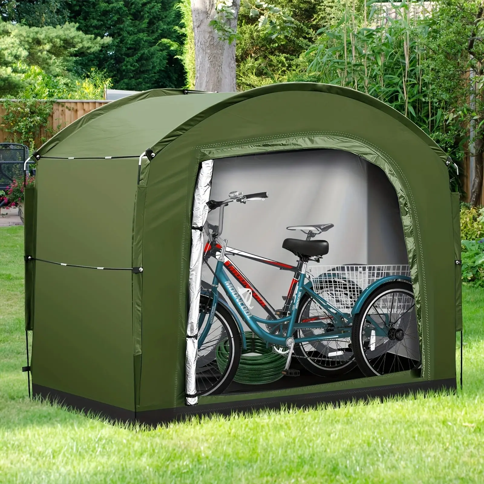 Nueva Carpa Portátil Grande para Bicicletas, Impermeable, Protector Solar y Antipolvo, Carpa de Almacenamiento Portátil
