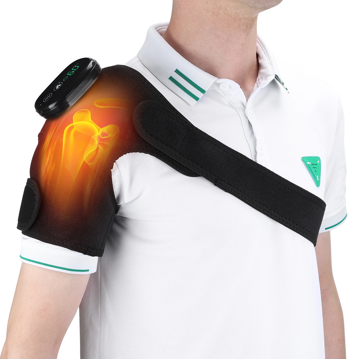 

Electric Heating Knee Massager with Vibration Shoulder Pad Joint Elbow Support for Relaxation