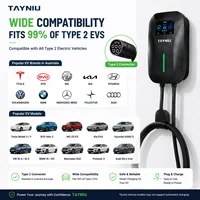 Chargeur mural TAYNIU 7KW pour véhicule électrique, type 2, 32A, monophasé, contrôle par application, station de recharge pour véhicule électrique, câble de recharge de 5 m, chargeur de niveau 2 6