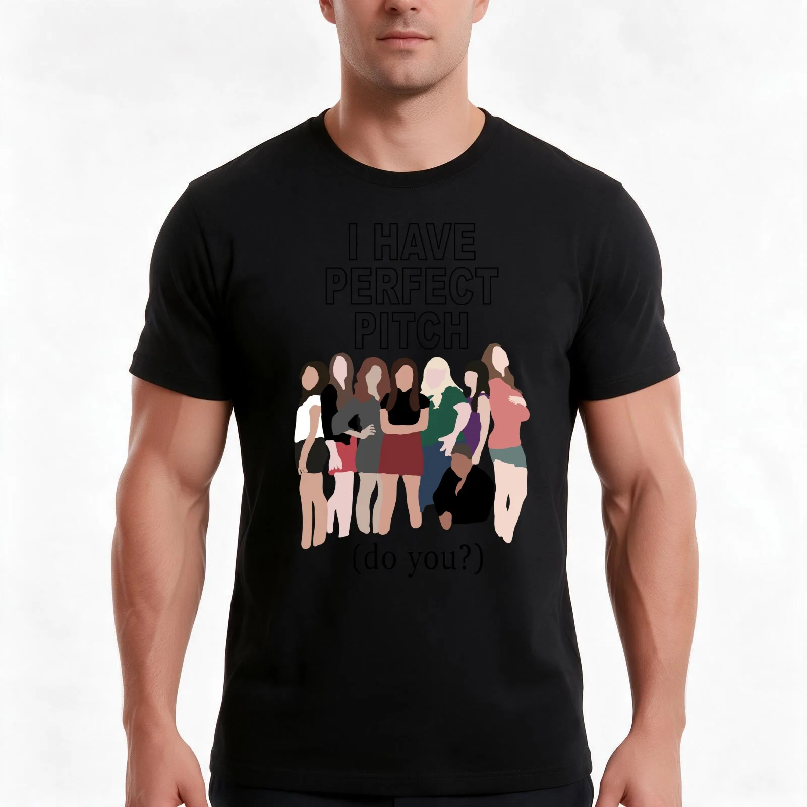 I Have Perfect Pitch - Do You? T-Shirt Summer Casual Cotton Tee Oversized Streetwear Tops Vintage Graphic Print 100% Cotton