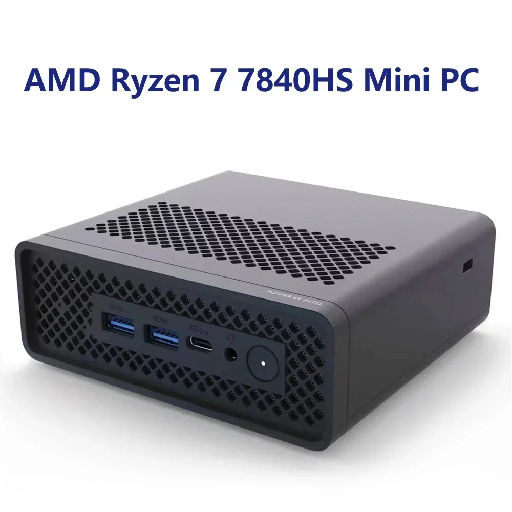 SZBOX S780 Gamer Mini PC AMD Ryzen 7 7840HS 2*DDR5 PCIE4.0 USB4.0 Thunderbolt4 Windows 11 PRO WIFI 6 BT5 Desk Gaming Computer