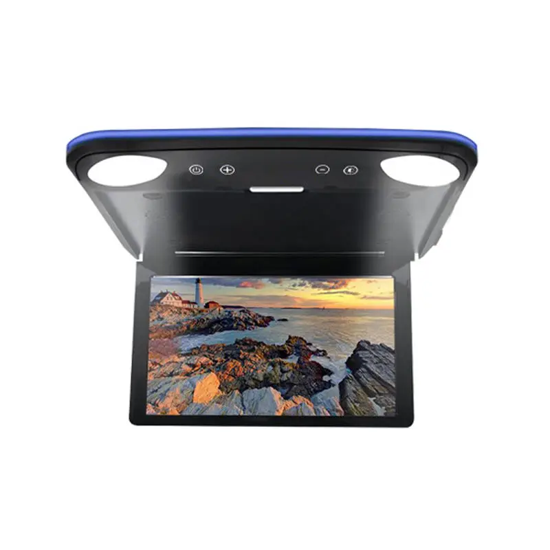11.6 / 13.3 / 14 Inch Car Monitor 1080P Video HD IPS Wide Screen Ultra-thin Mounted Car Roof Monitor Player Built HDMI in