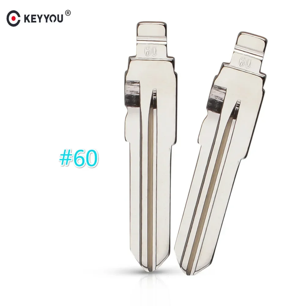 KEYYOU #60 Folding Car Key Blade Flip Remote Key Blank For Fiat (NO:60#) Replacement