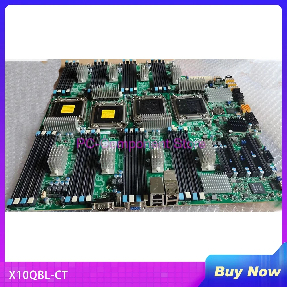 

X10QBL-CT для Supermicro Server Quad Socket R3 Материнская плата E5-8800 V4/V3 E7-4800 V4/V3 2.0x 10GBase-T порты (LGA2011) DDR3