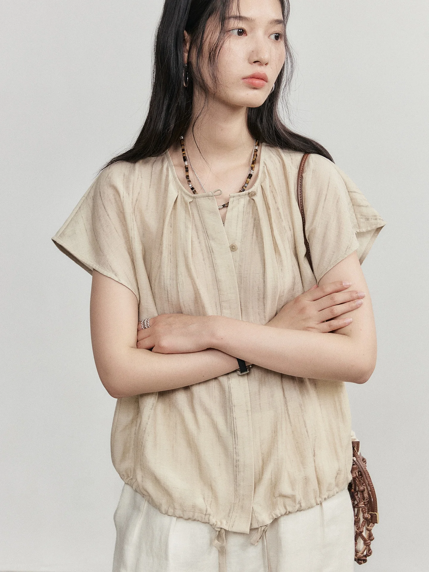 CLIPETTE Summer Linen Blend Lo - Short Linen Drawstring review and price