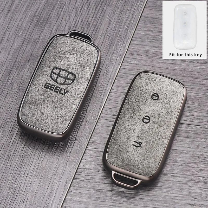 Car Key Case Fob for Geely EX5 Accessories 2026 Galaxy E5 EMi PHEV Starray Bybrid Starship 7 Mexico Keychain Remote Cover Shell view 6