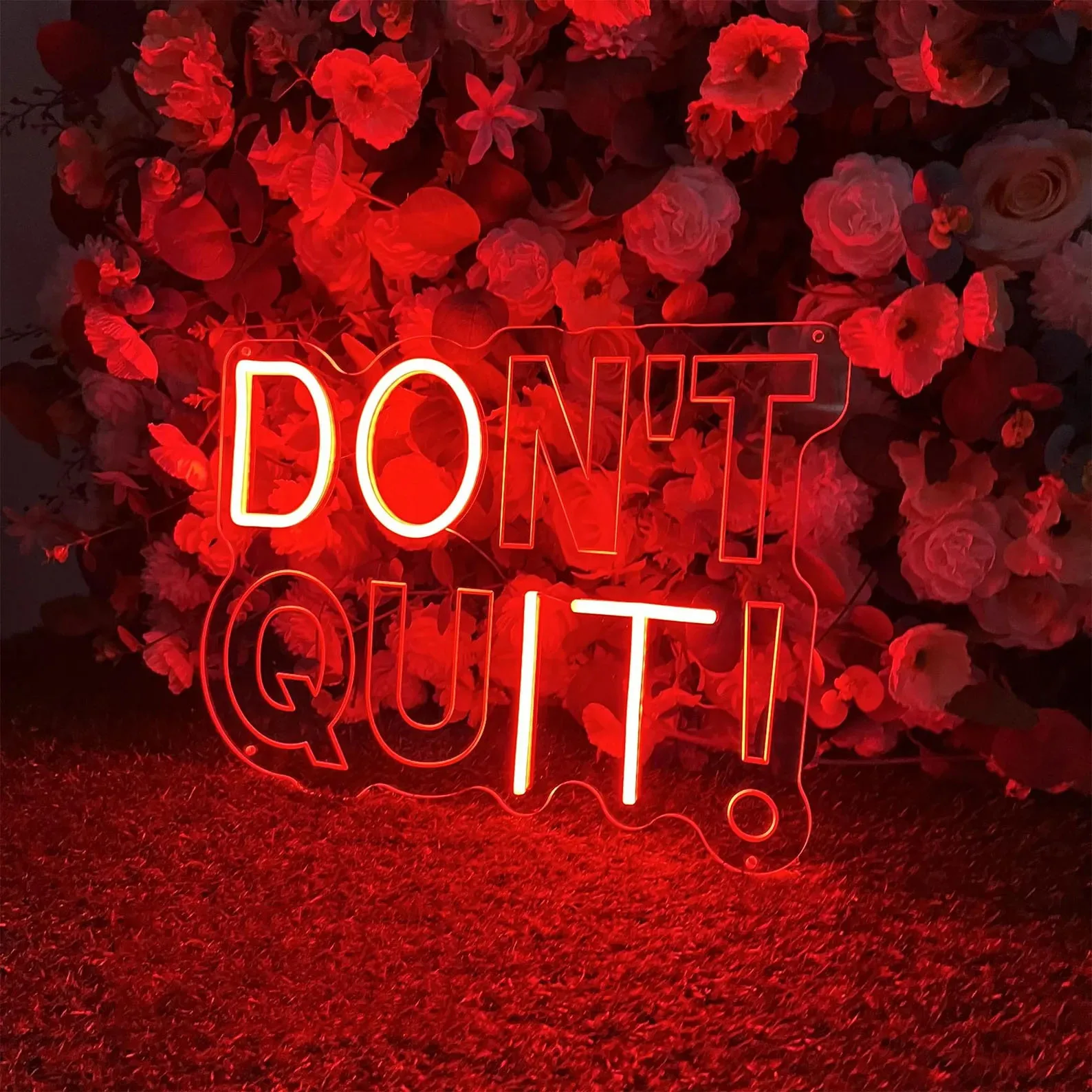 Don't Quit NeonSign,Custom Gym NeonSign,Motivational Home Gym Decor,Fitness Wall Decor,Office Inspirational Quote,Gym Lover Gift