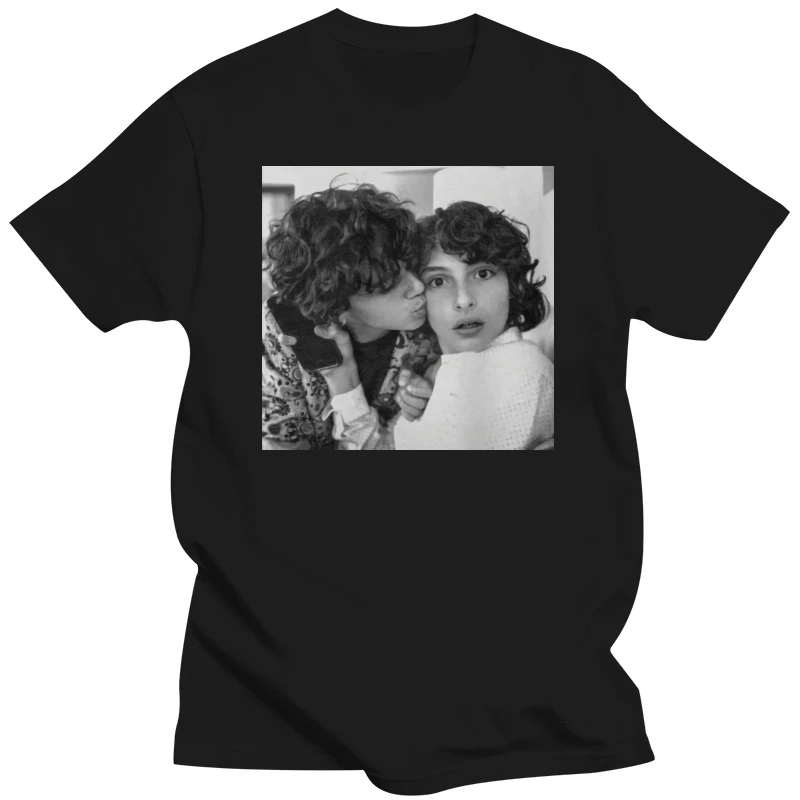 NEW Finn Wolfhard & Jack Grazer Men's Black LOGO MEN WOMEN T-SHIRTS S-5XL