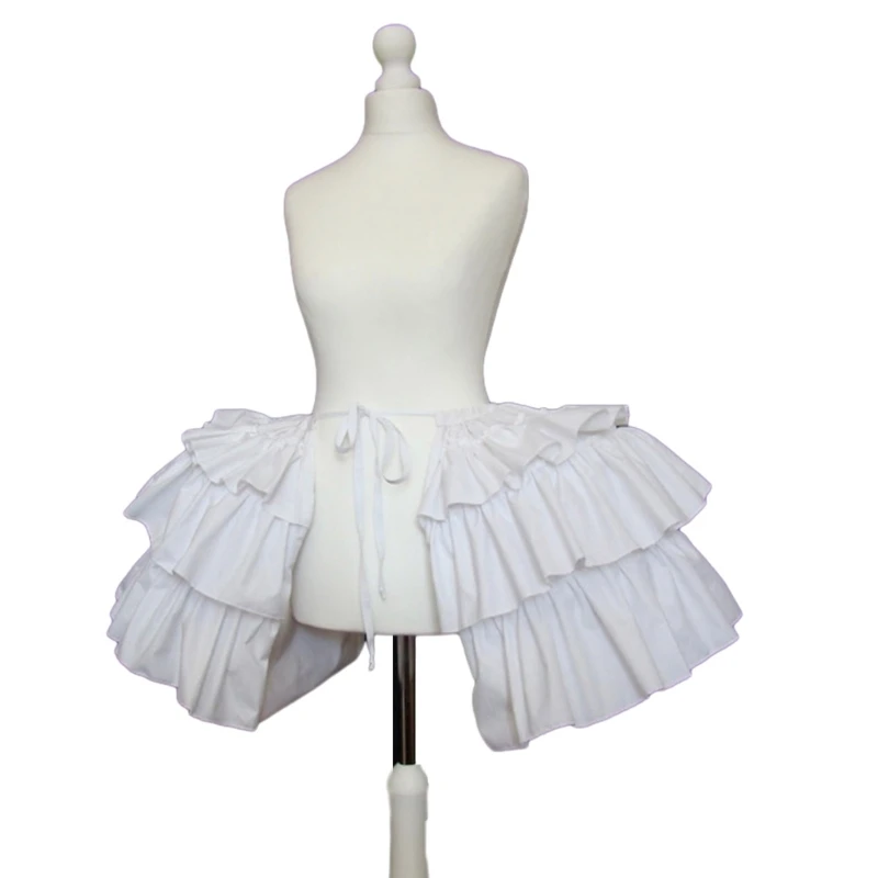 Bridal Petticoat Lovely Skirt Support Elastic Waist Half Skirt Adjustment Cosplay Daily Photography Skirt Supplies image 3