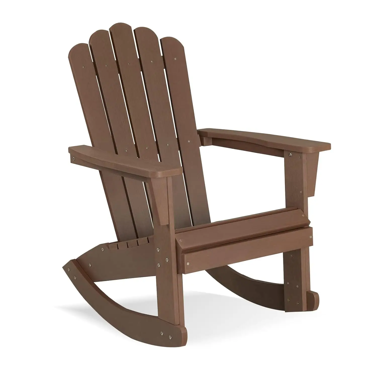 

Adirondack Patio Rocking Chair, Poly Lumber Porch Rocker with High Back, 350Lbs Support Adirondack Rocking Chairs, Customized