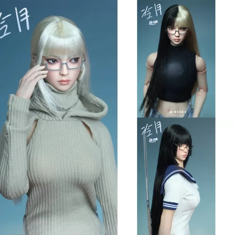 

Предпродажа JKTOYS масштаб 1/6 K-013 Азиатская женская голова с резьбой Съемная голова глаза Скульптура Модель для 12 дюймов Фигурки тела куклы