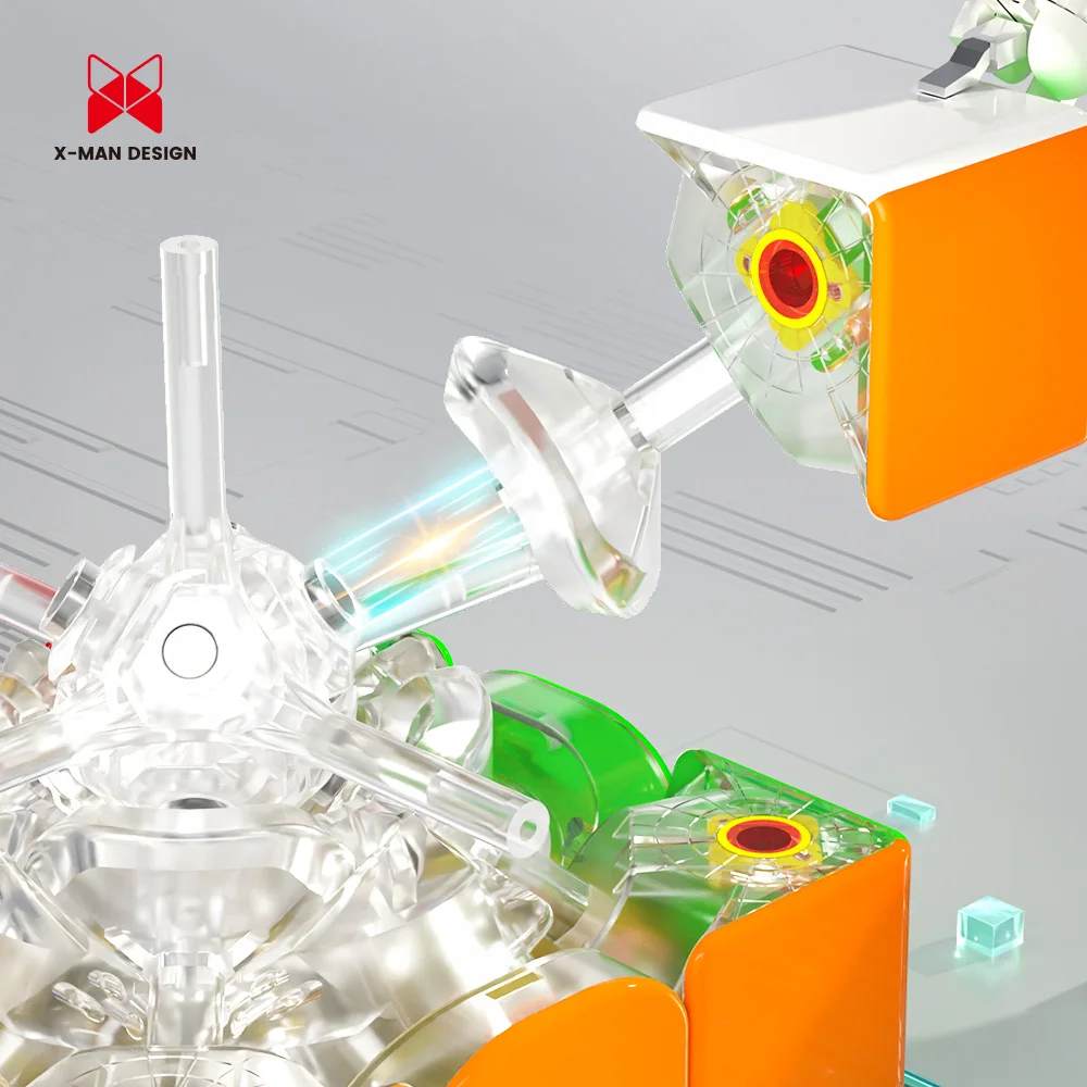 QiYi TORNADO V3-AURORA 3x3x3 Cubo Edición Limitada Cubo Magnético Velocidad Divertida Rompecabezas Profesional Juguetes Regalo para Niños Cubo Mágico