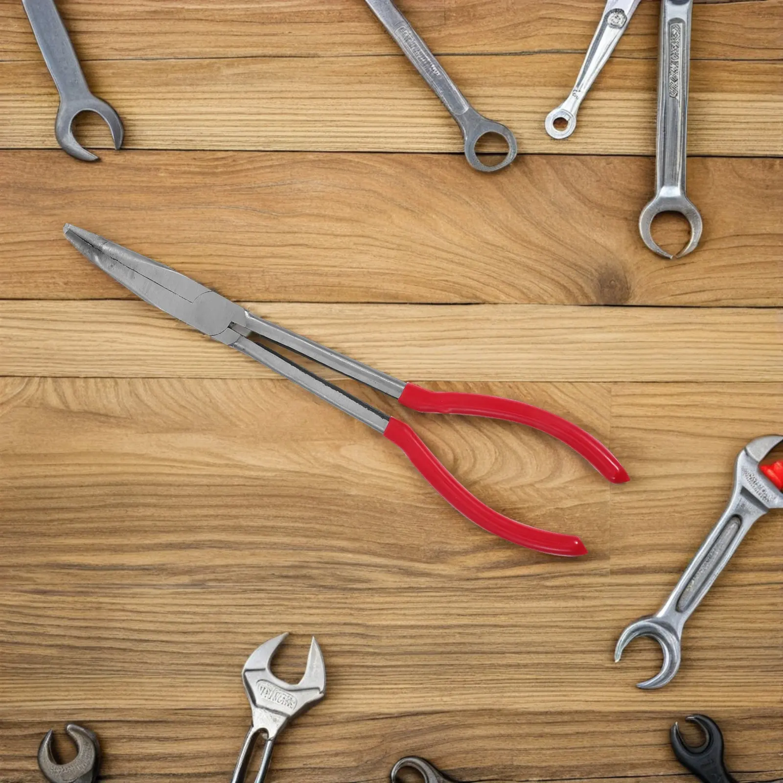Bent Nose Jewelry Pliers 90 Degree Mini Precision Wire Bending Tongs Tools Crucible Melting Supplies Fire Pliers for Crucible