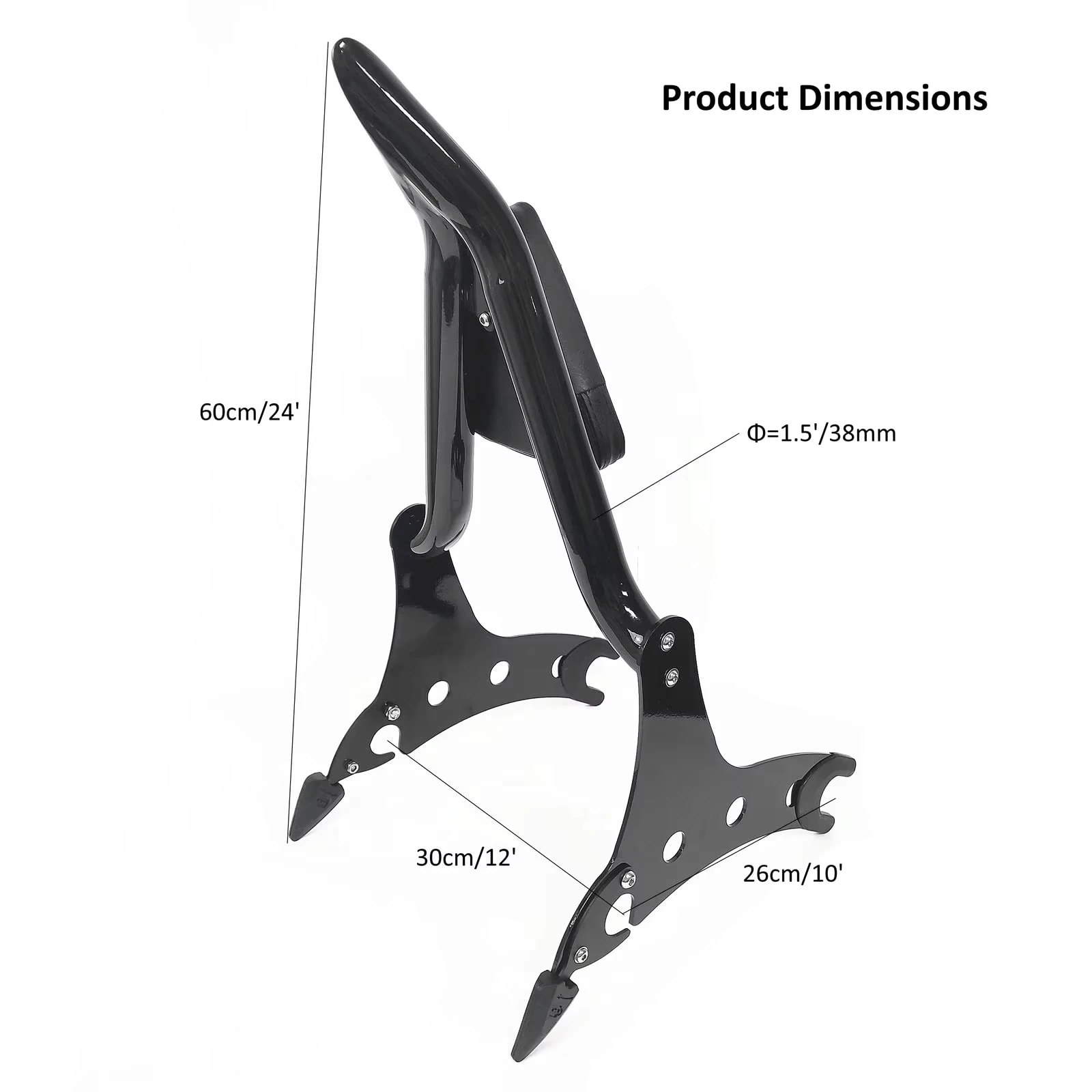 Motorcycle Sissy Bar Backrest With Luggage Rack For Indian Chieftain Pursuit Roadmaster Springfield Challenger Elite 2014-2025 - view 2