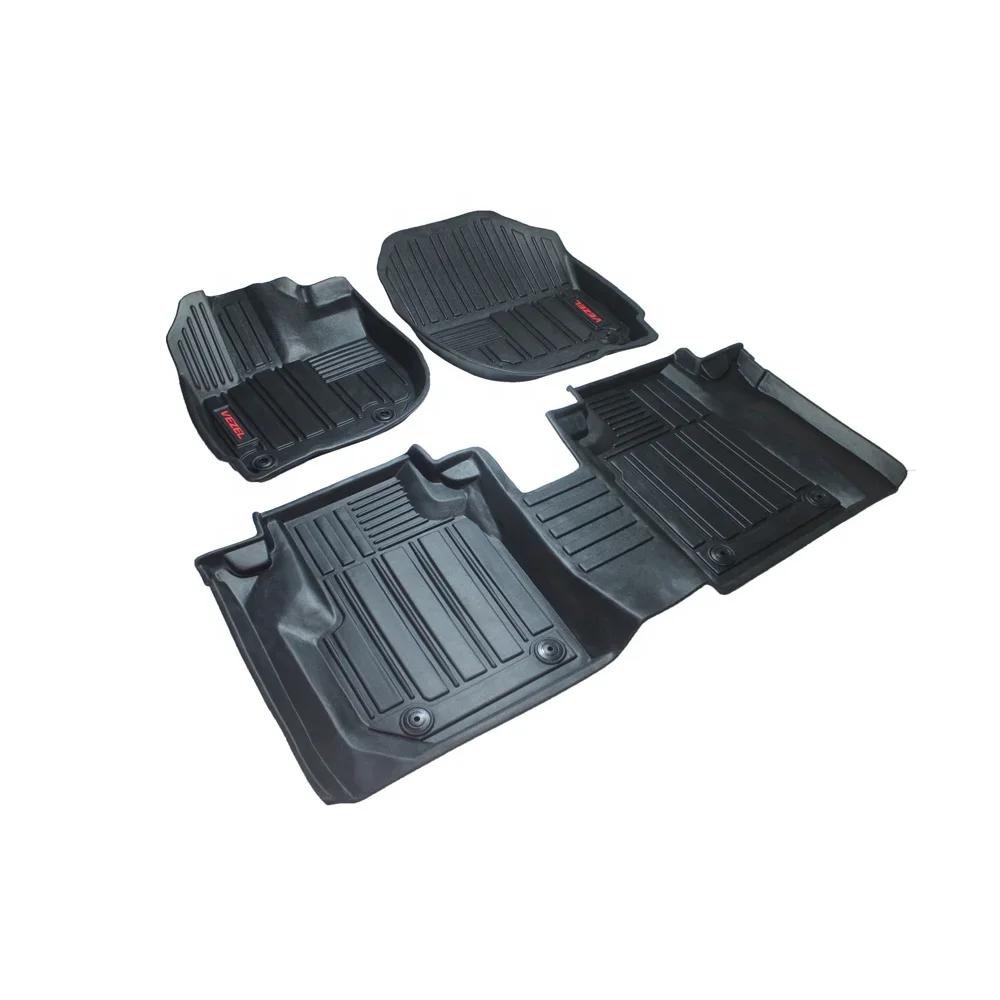 

Wholesale Luxury Car Mat 3D Anti-Slip Auto Liners Pad Carpet Floor Mats With Logo All Weather Tpe Car Fit