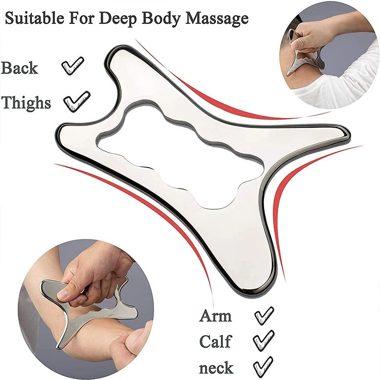 Therapie Massage Gereedschap Deep Tissue Massage Fascia Herstel Spier Massager Guasha Schraapplank Gua Sha Schraper