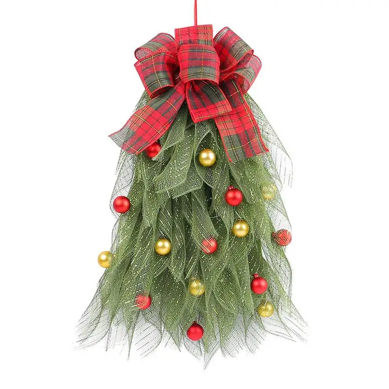 Christmas Swag 2024 New Pine Swag Teardrop Wreath Creative Swag Wreath Window Christmas Decorations for Living Room Dining Room