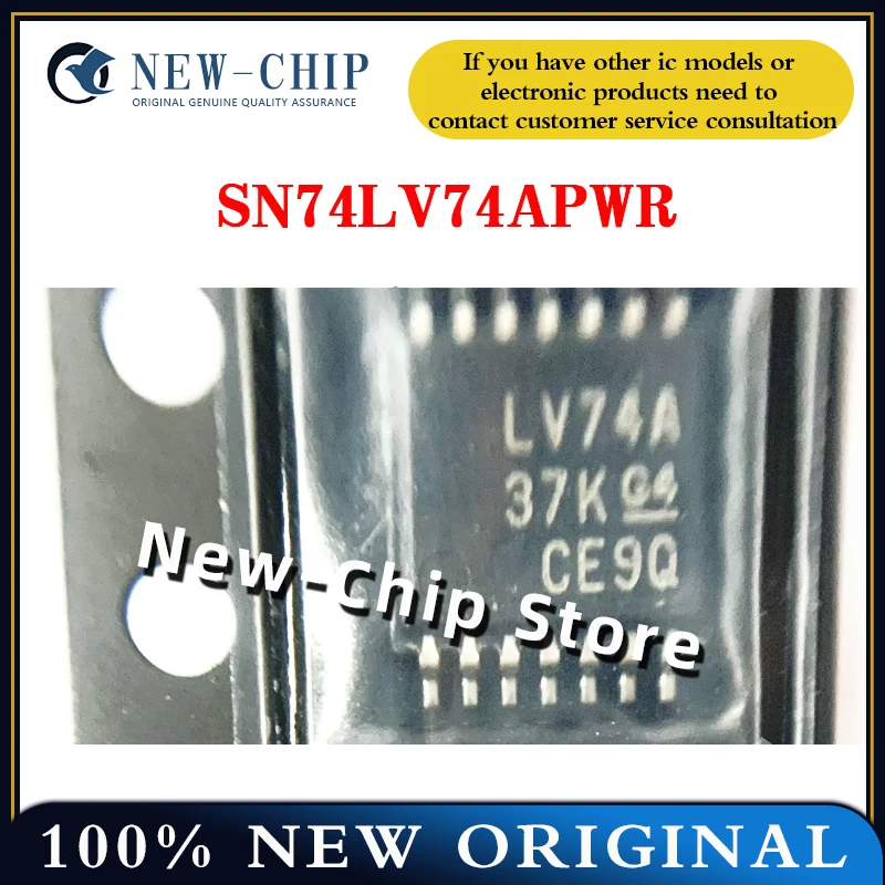 20PCS-1000PCS/LOT  SN74LV74APWR   TSSOP-14  Screen printing LV74A trigger chip  New Original  SN74LV74A