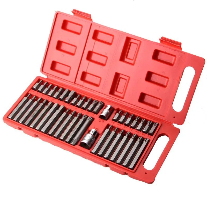 For iron box set inner six splines hexagonal twelve plum blossom sleeve batch combination screwdriver S2 auto repair tool