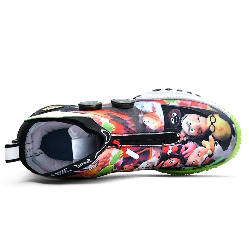 Zapatillas de baloncesto súper geniales para hombre, zapatillas de tobillo alto para niño grande, zapatos de cesta de marca de lujo para mujer,