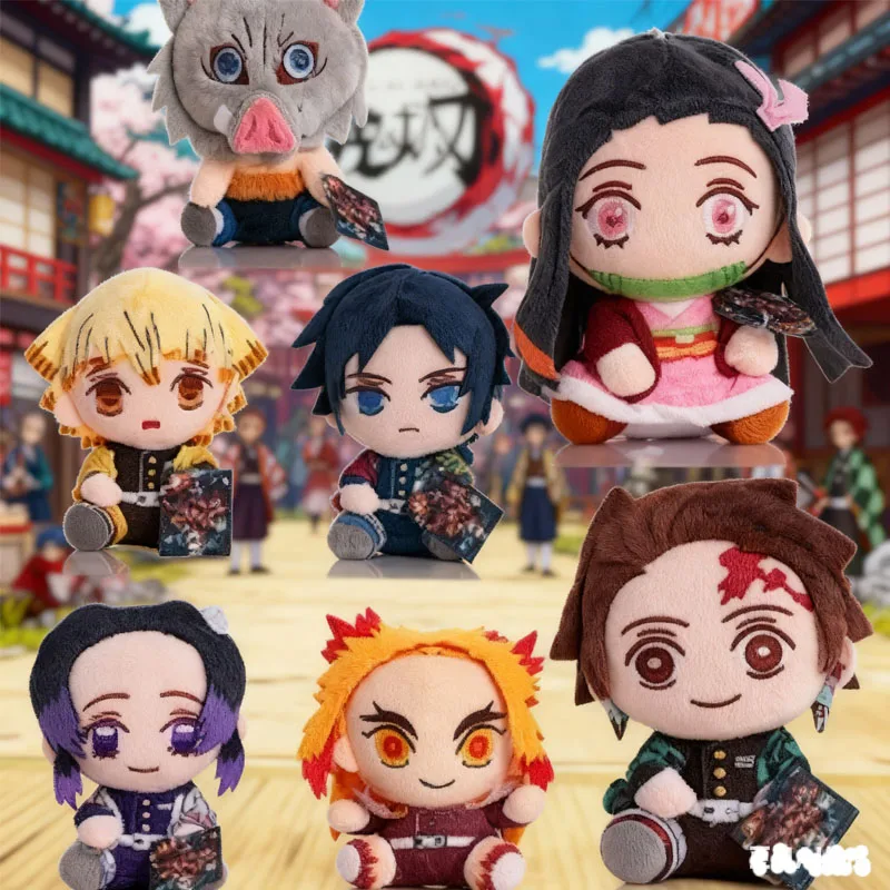 

/ 20cm Hot Japan Demon Slayer Plush Dolls Lovely Anime Kimetsu No Yaiba Kamado Tanjirou Nezuko Zenitsu Kyoujurou Toys Kids Gifts