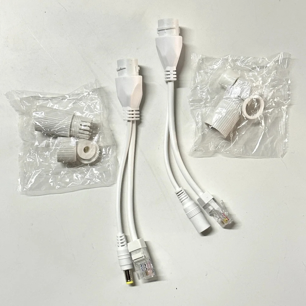 POE Adapter Splitter Cable Passive Power Over Ethernet POE Splitter Injector Power Supply Module 12-48v for IP Camera Cables