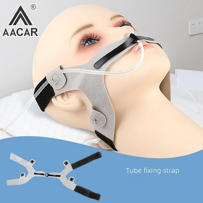 1pcs Comfort Hypoallergenic Oxygen Nasal Cannula Headband Ear Oxygen Tubing Protectors Elastic Nasal Oxygen Tube Fixation Strap