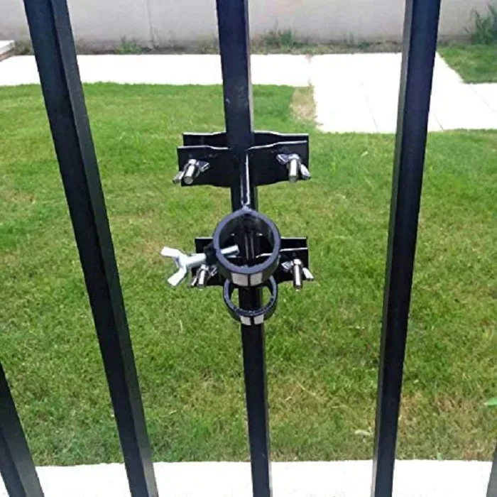 Wall-mounted outdoor flagpole, bracket base, guardrail flagpole bracket base