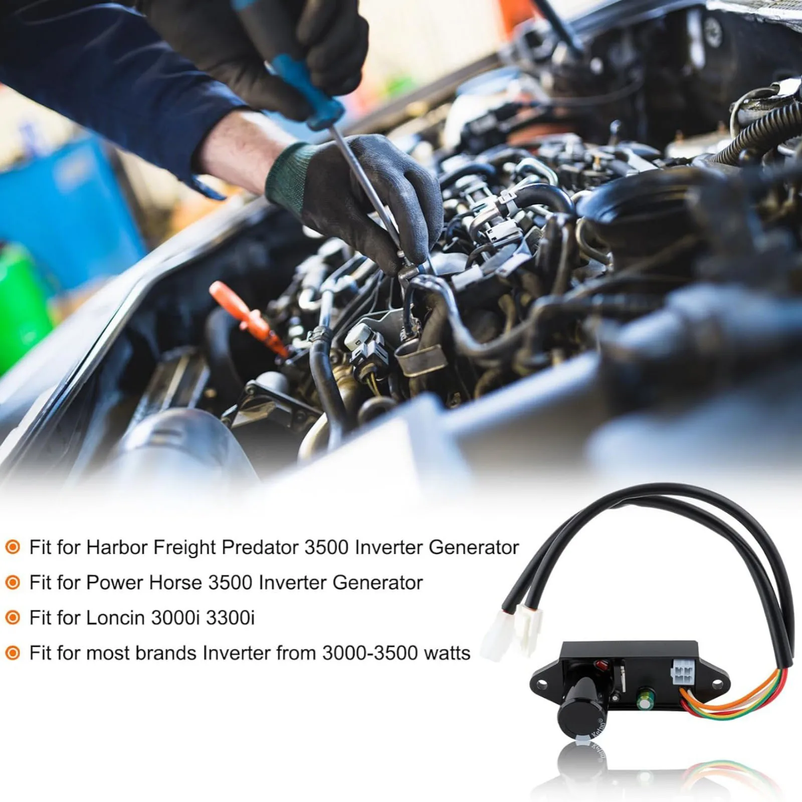 

Модуль управления зажиганием TJ113-2009-1, замена для инверторных генераторов Predator 3500, Loncin 3000i, 3300i, Powerhorse 3500