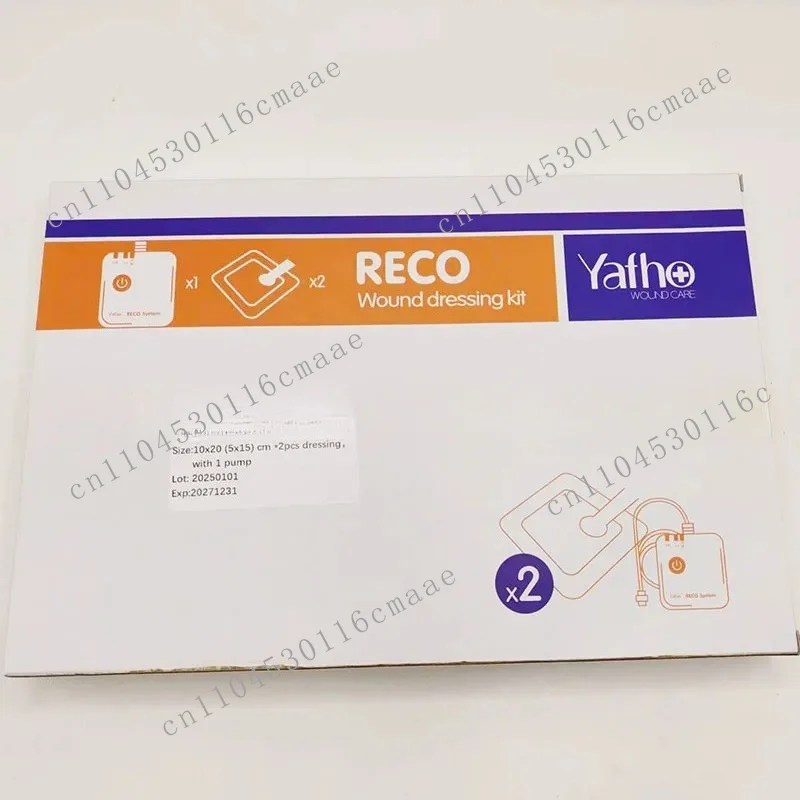 RECO NPWT System Negative Pressure Wound Therapy System Silicone Dressing 10x20cm 15x20cm