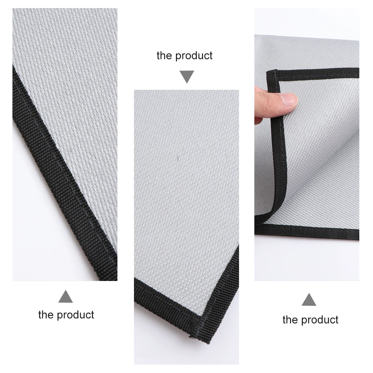 

1pc Heat Resistant Fire Blanket Retardant Cloth For Kitchen Fireplace Grill Car Camping Emergency Survival Fire