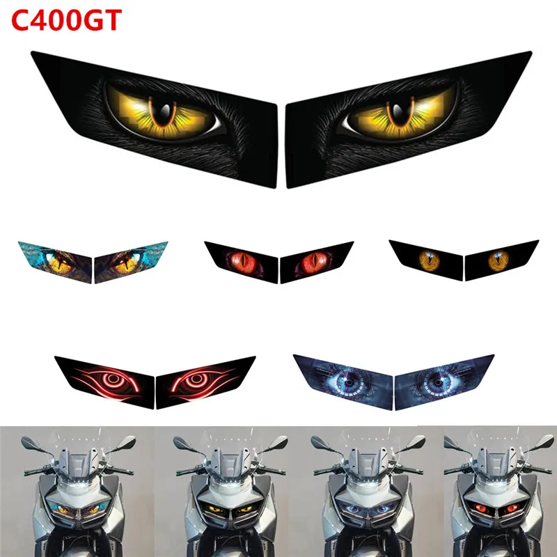 

For BMW C400GT 2018-2023 C400 GT c400gt Motorcycle accessories headlight protection sticker headlights eye body sticker