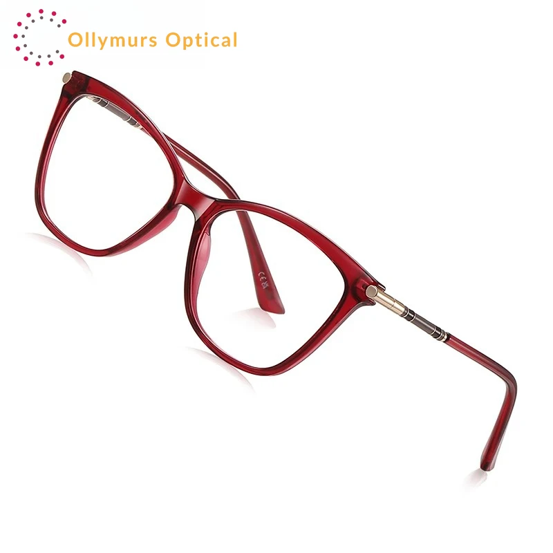 OLLYMURS Classic Minimalist Geometric Design Fashionable Anti-blue Light Reading Glasses Customized Prescription Available LS211