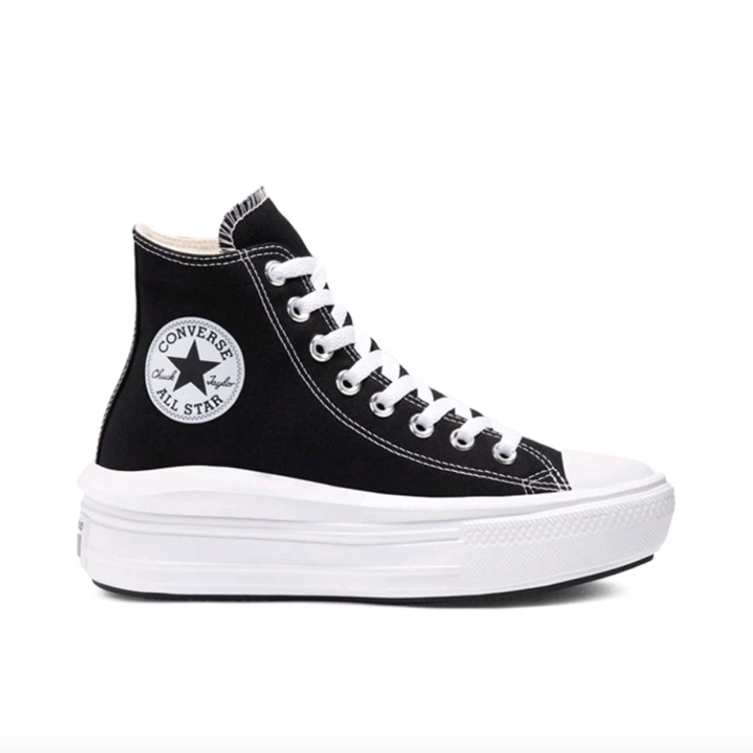 

Converse All Star Move Women's Skateboarding Shoes, Budget-Friendly, Chunky Sole Sneakers, Black