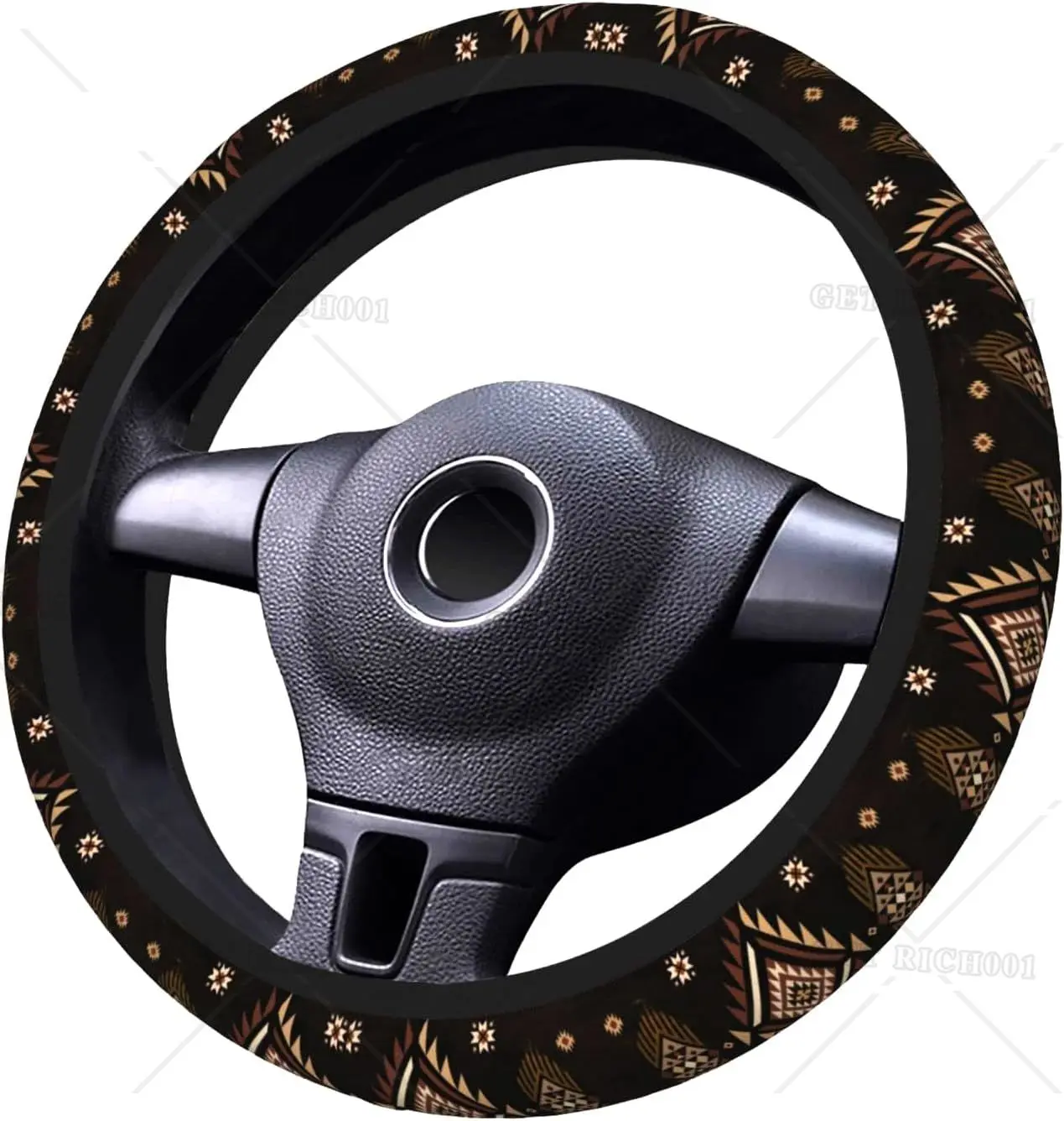 Steering Wheel Cover Anti-Slip,Sweat Absorption Universal 15 inch Steering Wheel Covers Cute car Accessories for Men Women