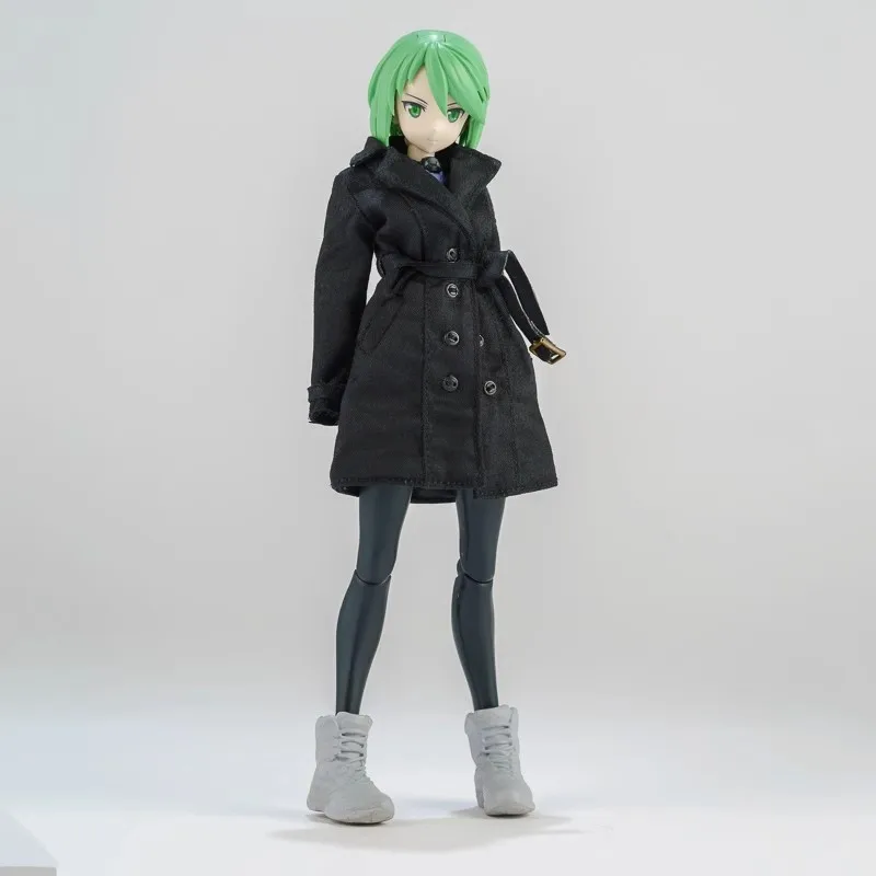 

1/12 Female Soldier Windbreaker Clothes Accessories Model Toy Fit 6'' Action Figure In Stock