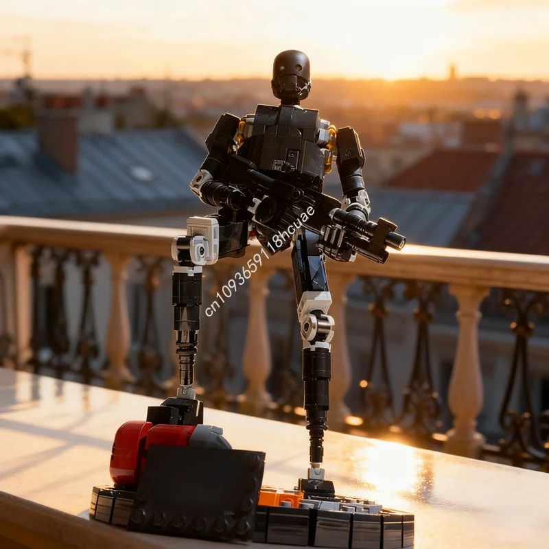 

1018pcs MOC K KX Enforcer Droid Star Battle Model Toys Building Blocks Architecture Christmas Gifts Idea Education Kids Birthday