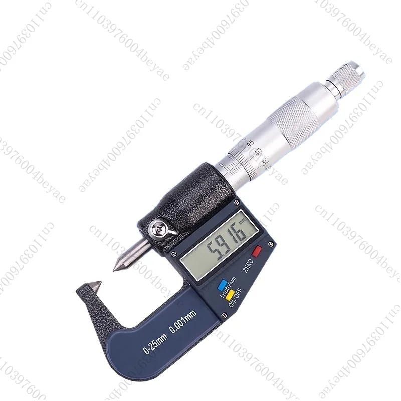 

Special Measuring Head Digital Micrometer Tube Wall Thickness Double Pointed Round Head Blade Small Head