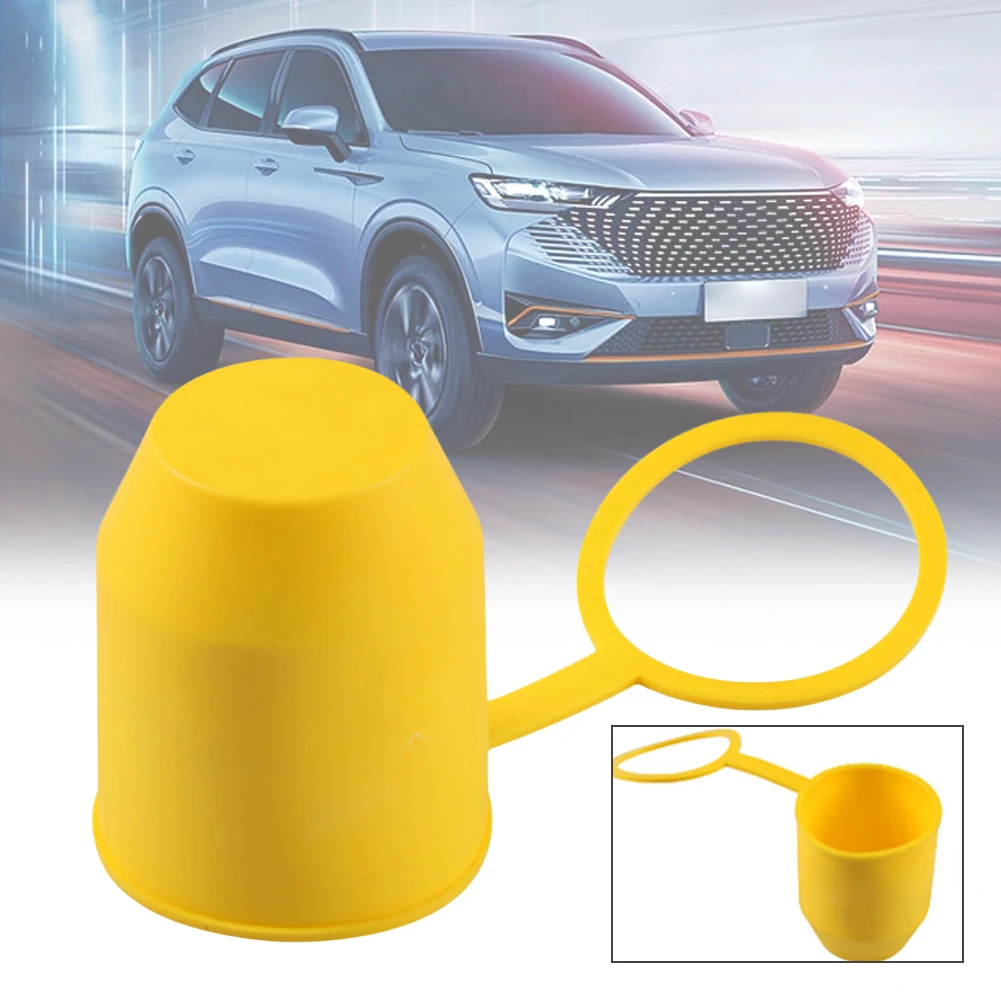 Towing Hitch Protective Cap with Locking Ring Caravan Trailer Protection Waterproof Towing Hitch Tow Ball Cover Car Accessories