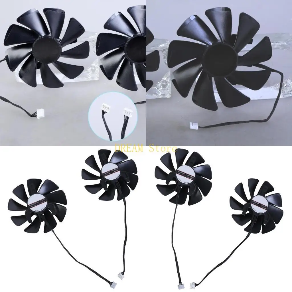 FD10015M12D VGA Fan for RX580 2048SP 8G D5 Graphics Card Cooling 4Pin 12V Fan best sale