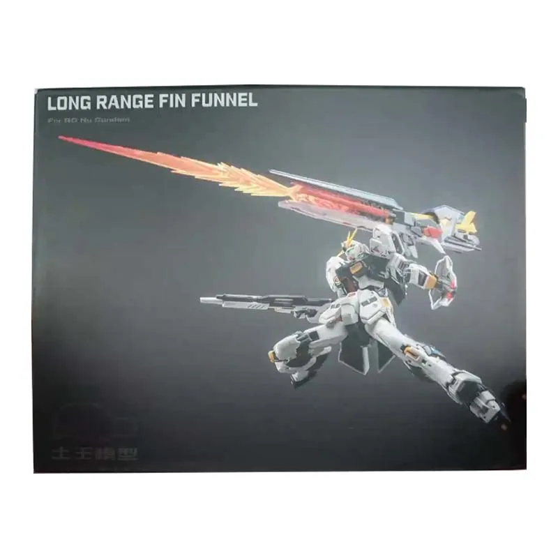 Gundam Model Kits Anime Figures RG EG 1/144 ν Nu Long Range Fin Funnel Gunpla Accessories Anime Action Figure Toys For Children