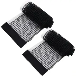 Retractable Table Tennis Net Table Grid Plastic Strong Mesh Portable Net Kit Net Rack Replace Kit Ping Pong Playing Equipment