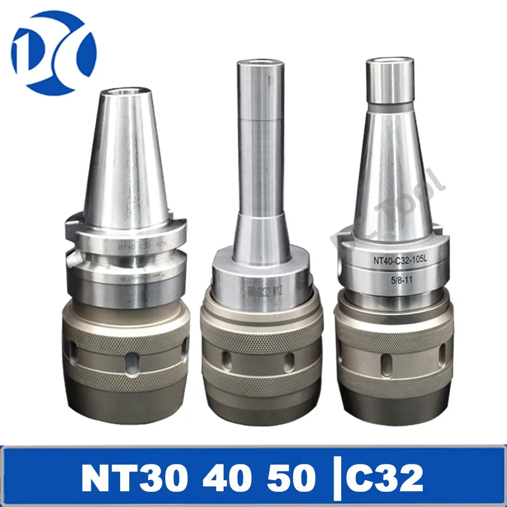 Milling machine 7:24 taper shank NT40 NT50-C32 quick change powerful milling chuck C32 powerful tool shank clamping tool shank